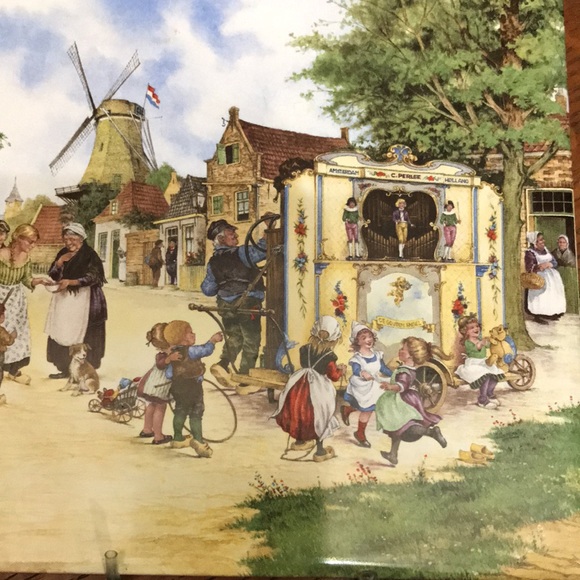 Holland Tiles Hand Decorated Ter Steege & Moss - Picture 2 of 6